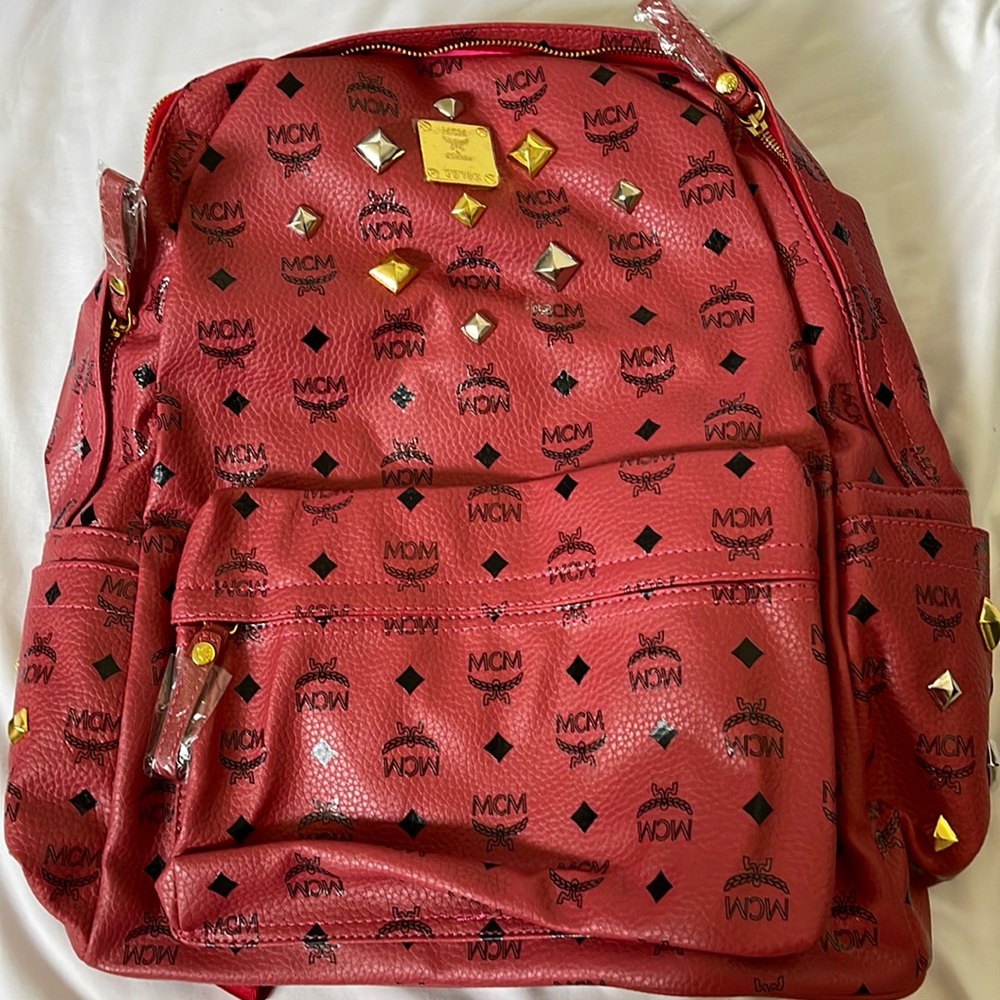MCM Leather Backpack